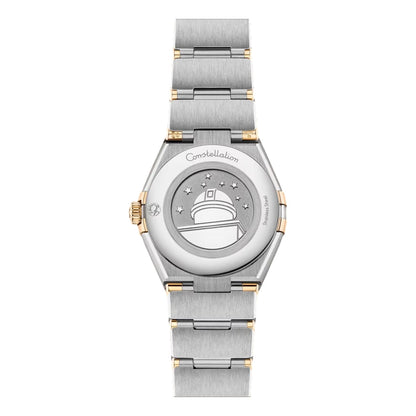 OMEGA Constellation Quartz Yellow Gold and Steel 28mm - White on Bracelet