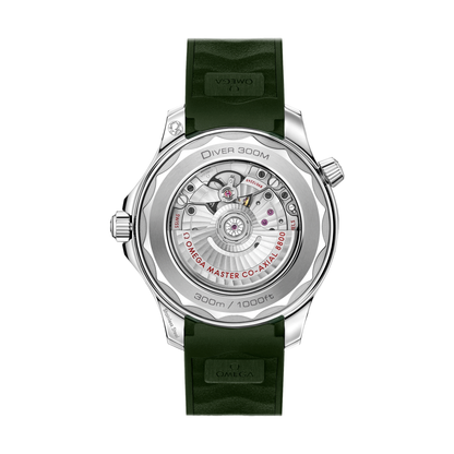 OMEGA Seamaster Diver 300M 42mm - Green on Rubber Strap