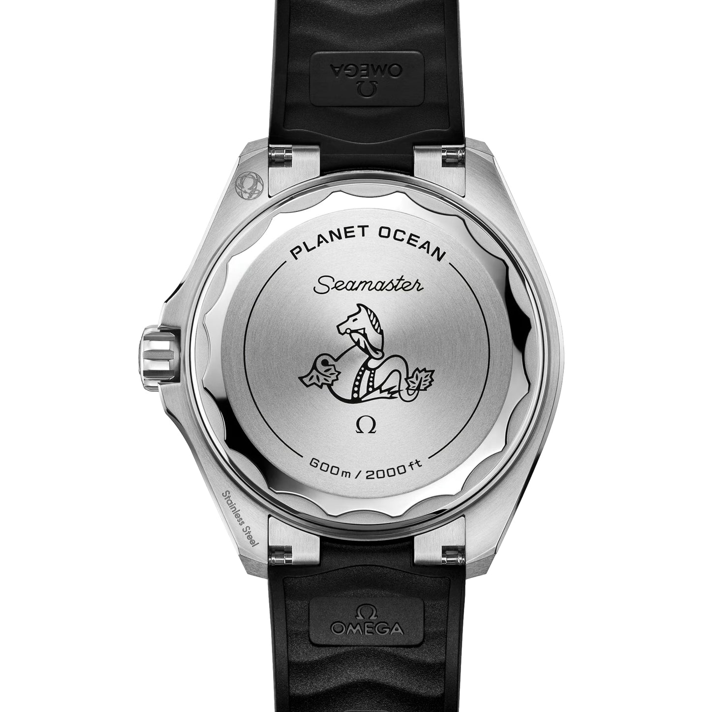 OMEGA Seamaster Planet Ocean 600M 42mm - Black and Orange on Black Rubber Strap