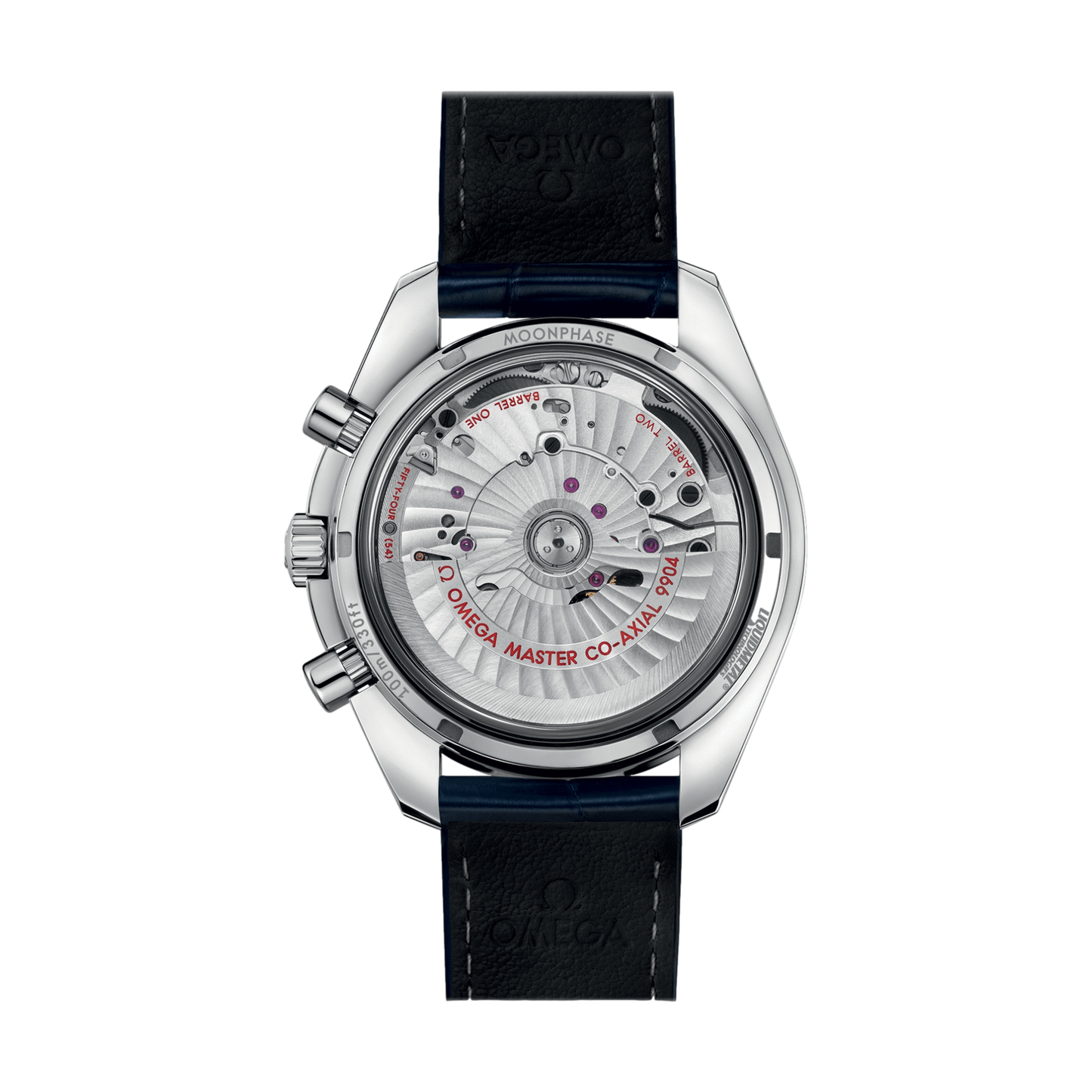 OMEGA Speedmaster Moonphase Moonphase Chronograph 44.25mm - Blue on Leather Strap