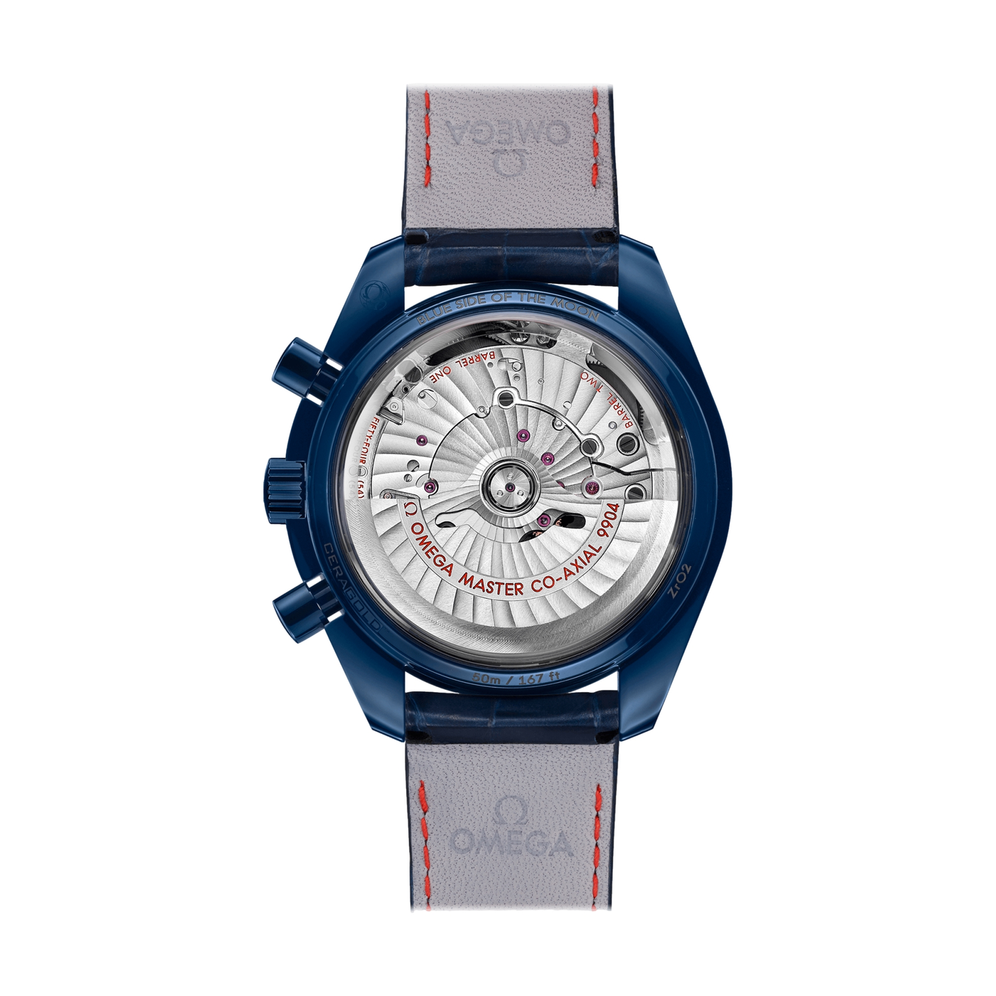 OMEGA Speedmaster Moonphase "Blue Side Of The Moon" Chronograph Ceramic 44.25mm - Blue on Leather Strap