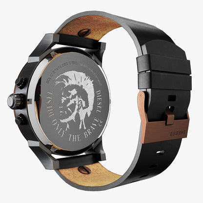 Diesel DZ7400 Mr. Daddy 2.0 Chronograph Men's Watch – Black Dial & Black Stainless Steel Strap