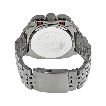 Diesel DZ7344 BAMF Chronograph Men's Watch – Gray Dial & Gray Stainless Steel Strap
