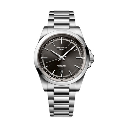 longines Conquest 41mm - Sunray Black on Bracelet