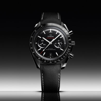 OMEGA Speedmaster Dark Side of the Moon Black Ceramic 44.25mm - Black on Fabric Strap